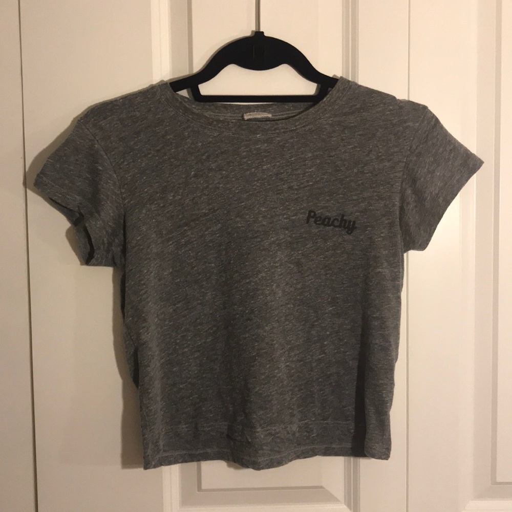 Brandy Melville peachy cropped top