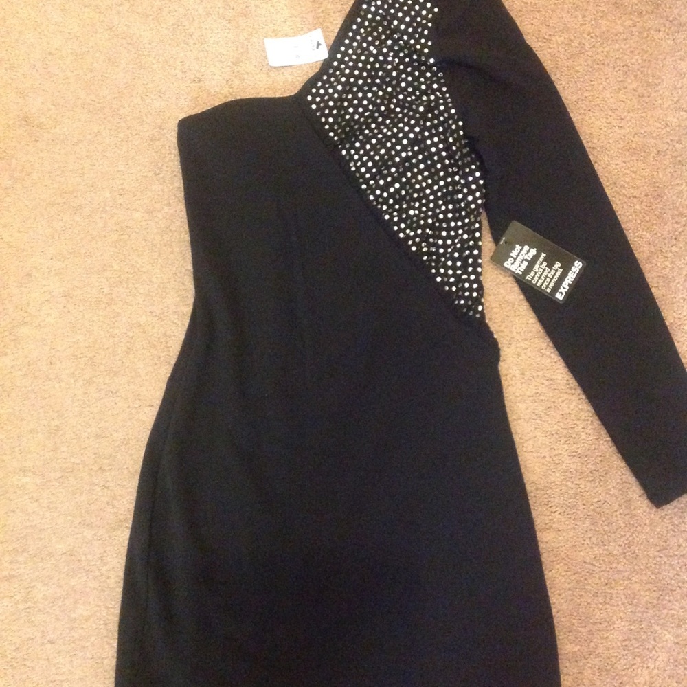 Express black dress size 2
