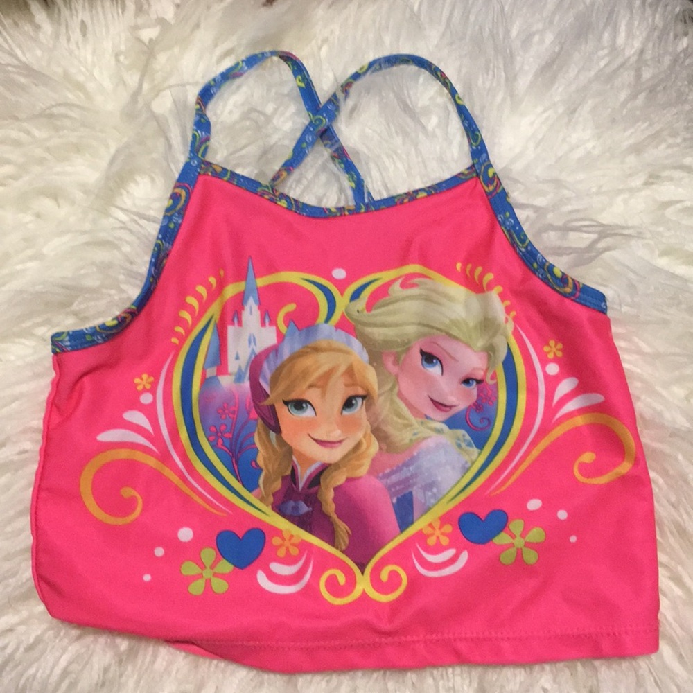 4/$50 Disney's Frozen swim suit top Girls 7/8