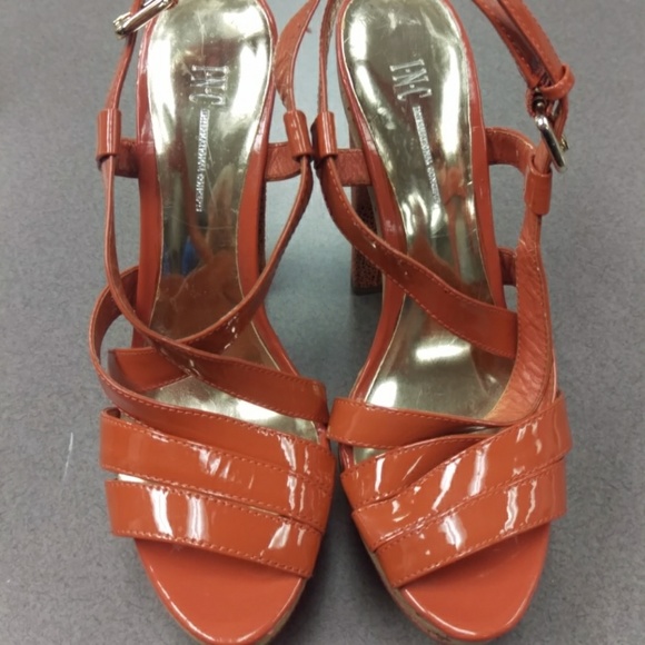 International Concepts 5.5M burnt orange 5 heel - Picture 2 of 8