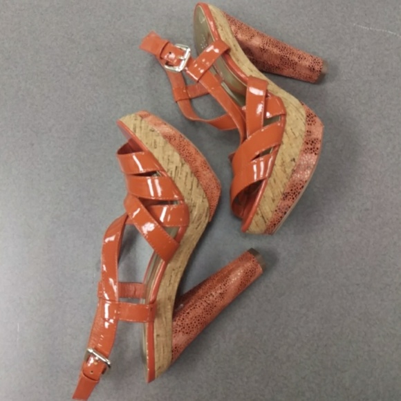 International Concepts 5.5M burnt orange 5 heel - Picture 4 of 8