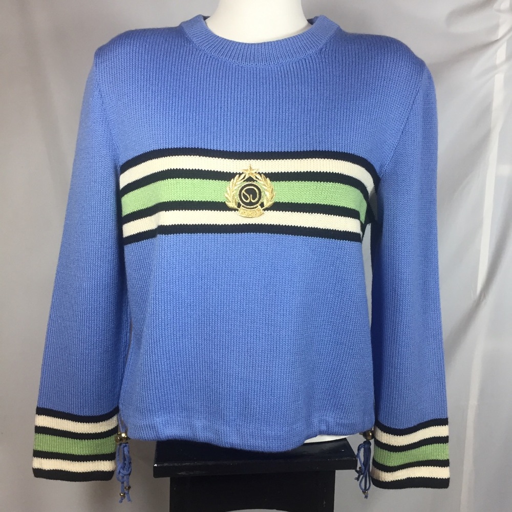 St. John Sport by Marie Gray Sz P Blue