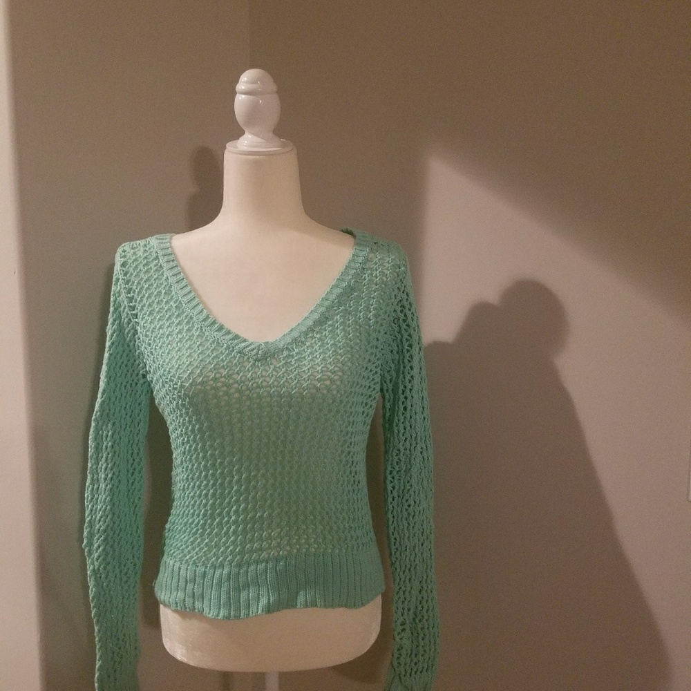 Mint sweater from Aeropastle.