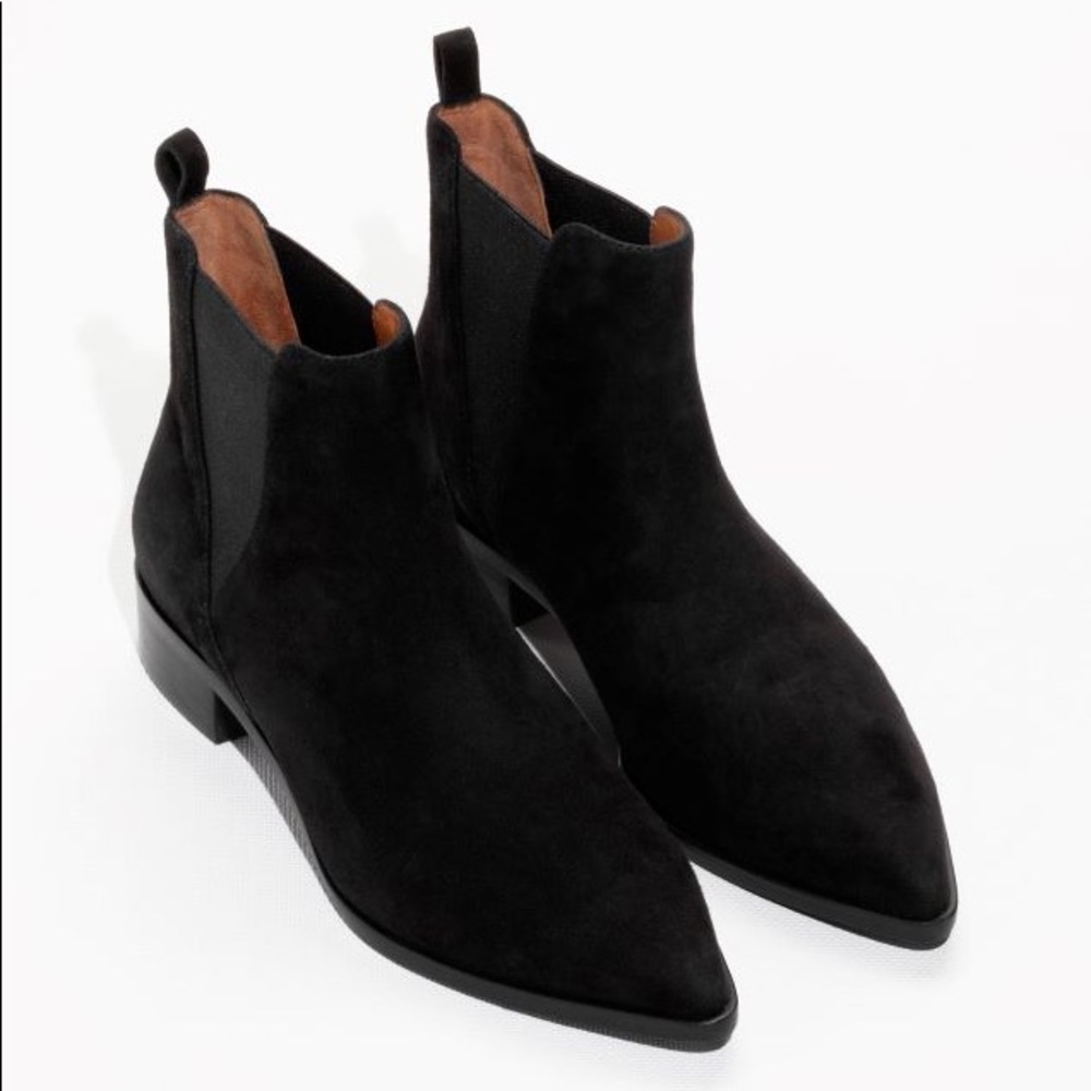 & Other Stories Suede Ankle Boots