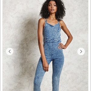 Denim jumpsuit Coachella