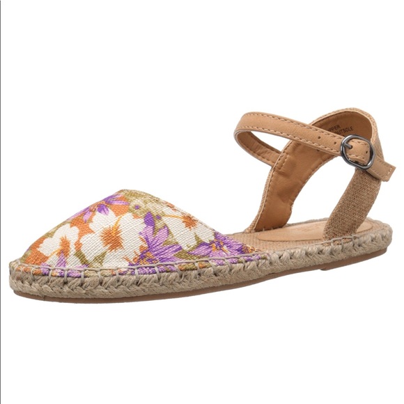 Happy Daisies Floral Print Jute Espadrille Loafer - Picture 4 of 6