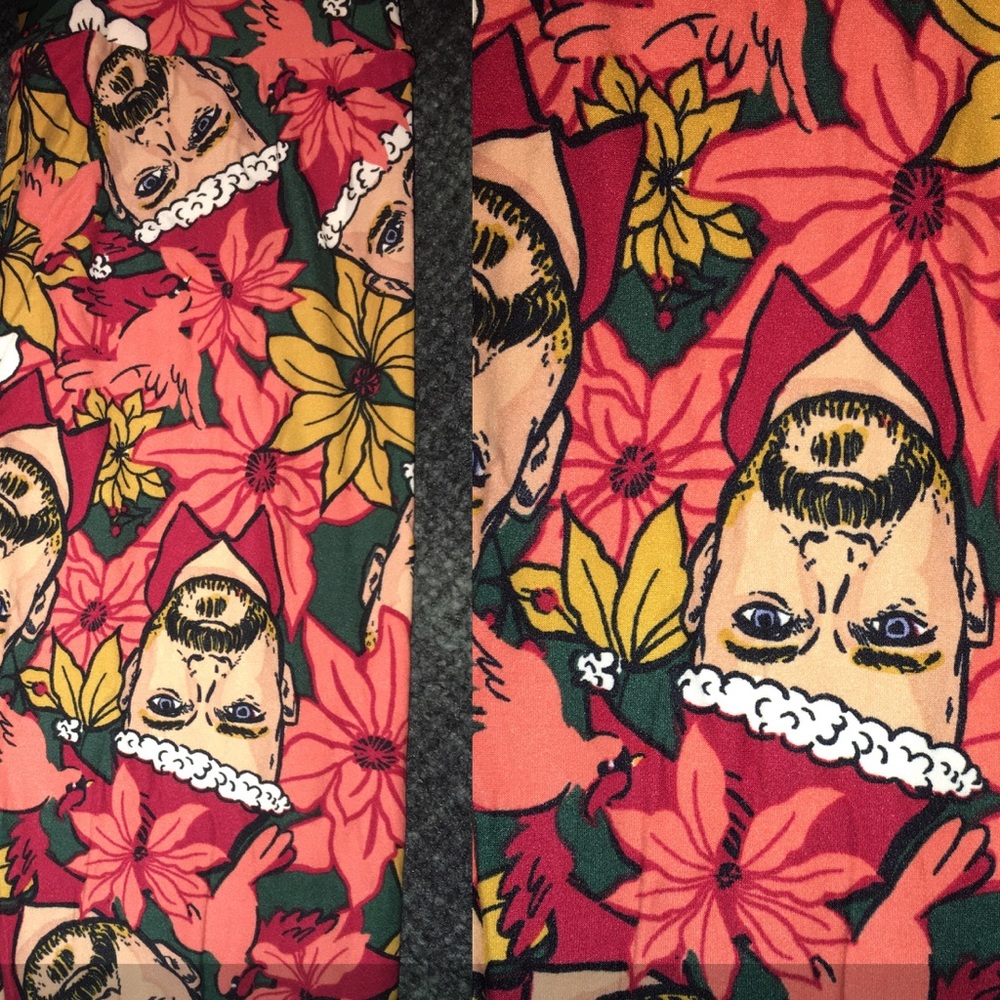 New LuLaRoe Christmas leggings , one size