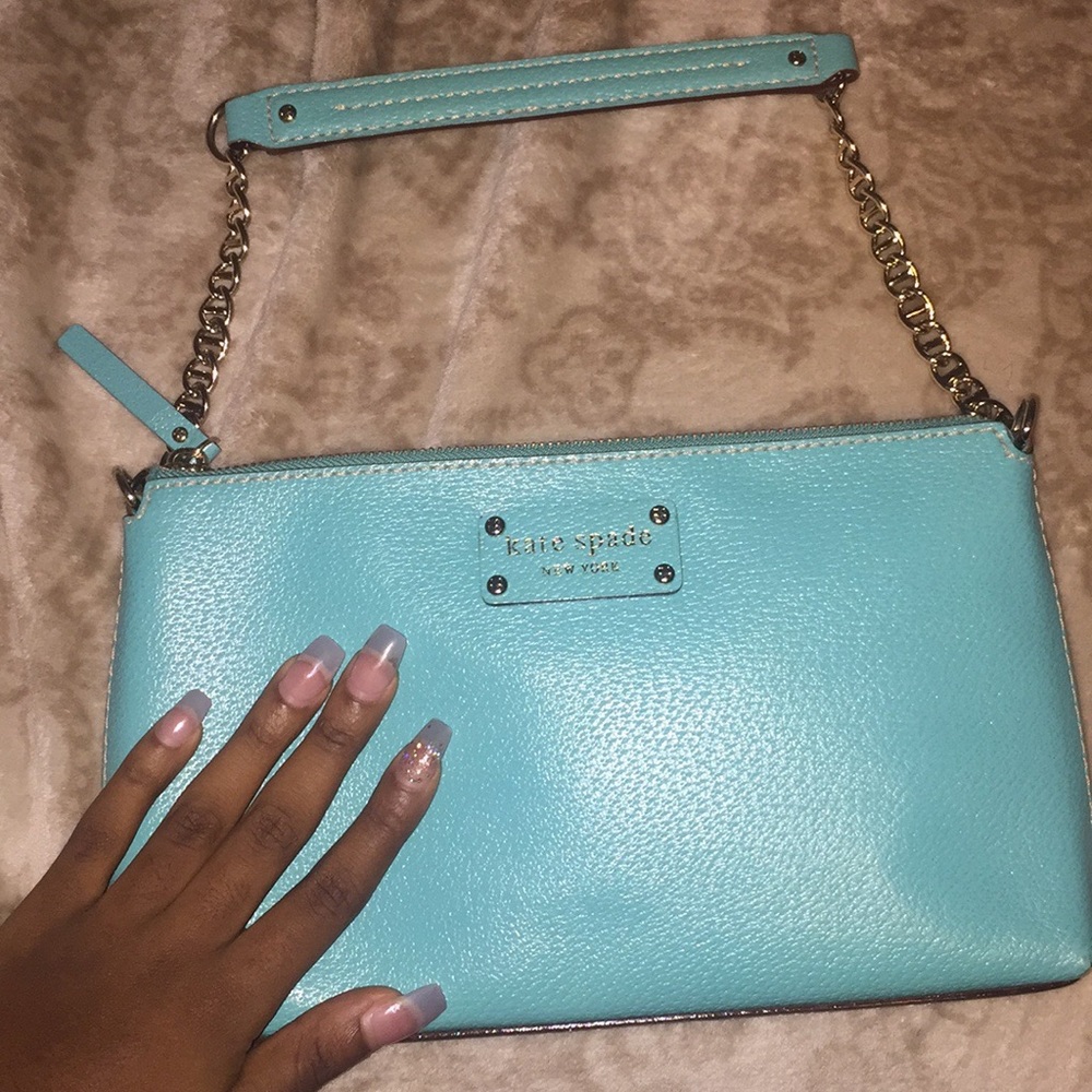 Teal kate spade bag