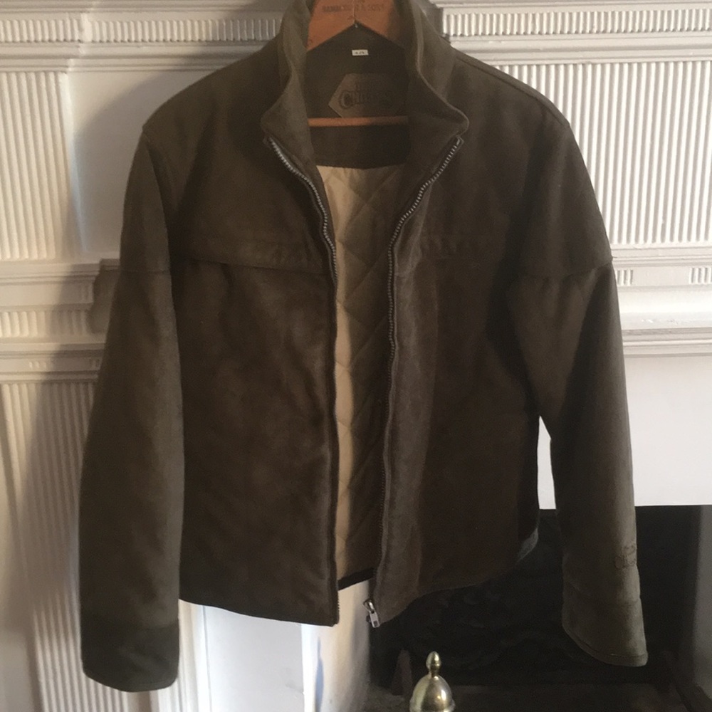Brown heavy suede Jacket