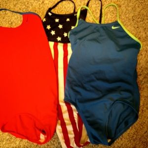 Girls bathing suits size 8 Med