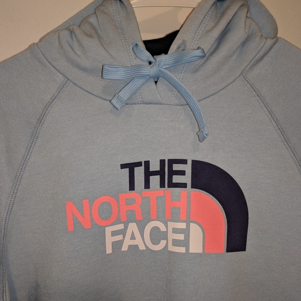 🚫Sold💕NWT North Face Hoodie Baby Blue Med - Picture 5 of 8