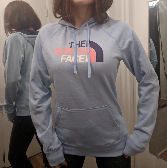 The North Face Tops - 🚫Sold💕NWT North Face Hoodie Baby Blue Med