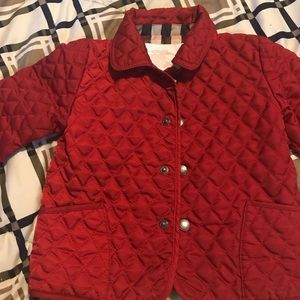 Unisex baby Burberry barn jacket 12 months