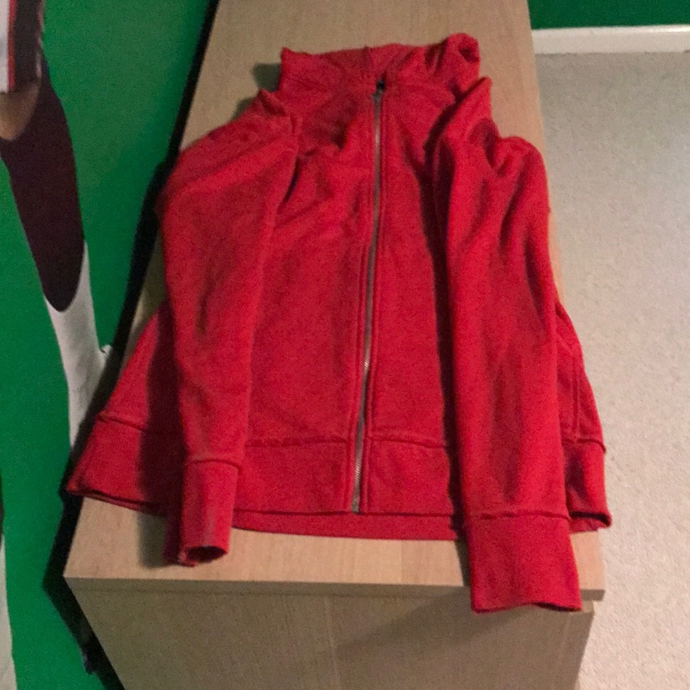 forever 21 all red hoodie
