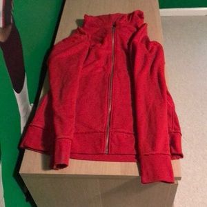 forever 21 all red hoodie