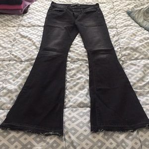 Express high waisted jeans.