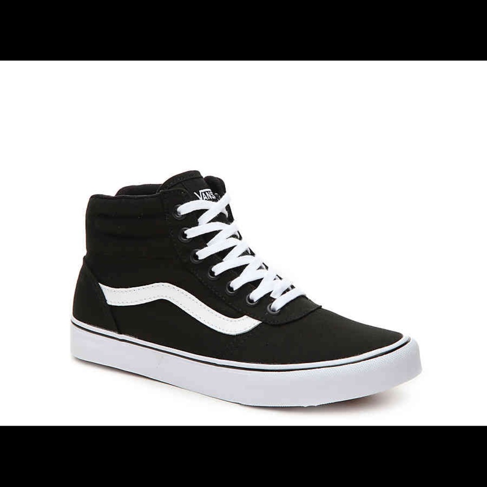 Black and White High Top Vans