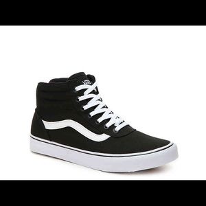 Black and White High Top Vans