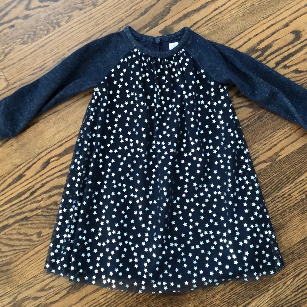 Baby Gap Star Dress - navy blue 4T