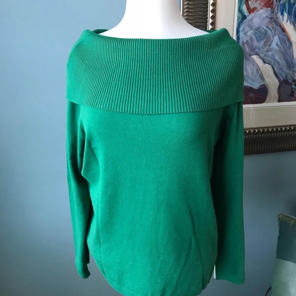 EMERALD GREEN CHICO’S SWEATER