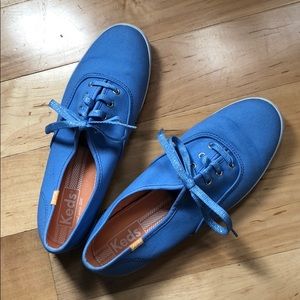 Sky blue Keds shoes