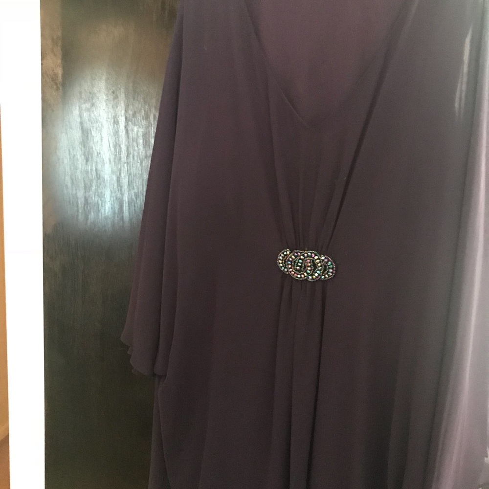Purple Bejeweled Dress