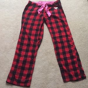 PINK Buffalo Print PJ Pants