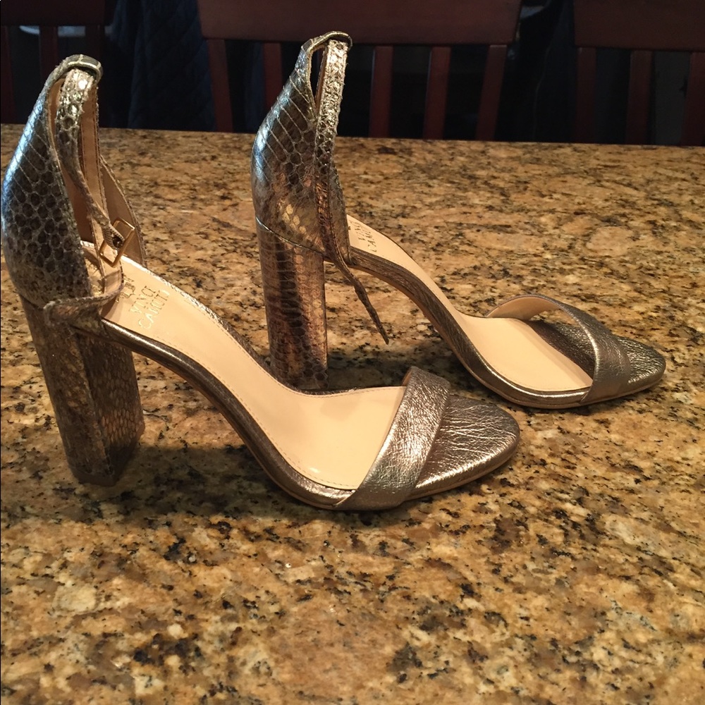 The Vince Camuto Mariana Gold Heel
