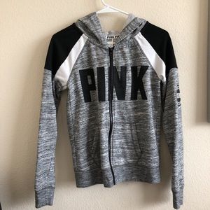 VS Pink Zip Up Hoodie