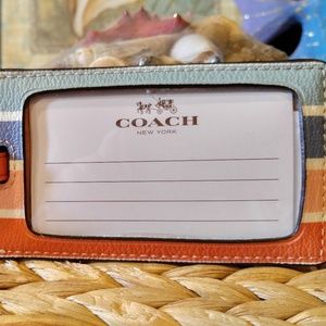 Coach bag/ tote/ or luggage tag New