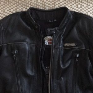 H-D FXRG leather riding jacket