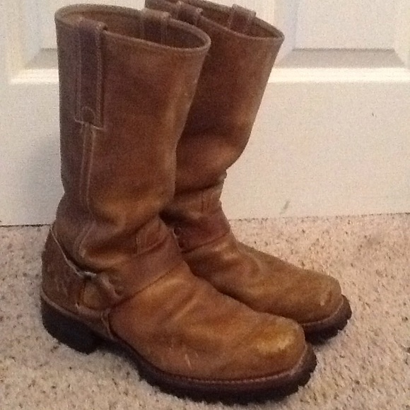 Frye Other - FRYE MENS ENGINEER MOTORCYCLE BIKER LEATHER BOOTS