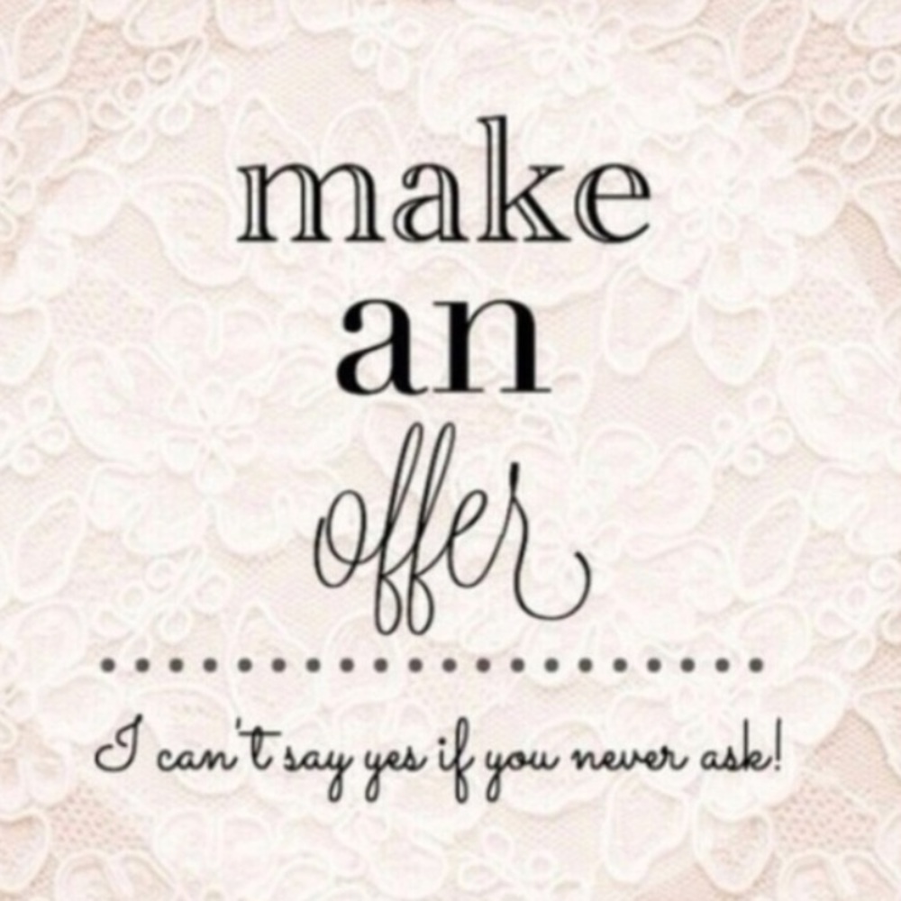 Use the Offer button please 💗