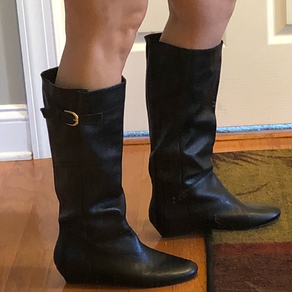 Steve Madden black Intyce boots