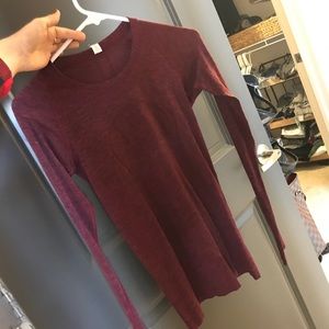 Lululemon 4. Burgundy Swiftly tech long sleeve