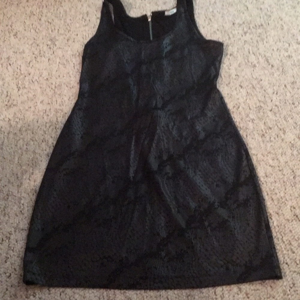Faux snake skin party dress