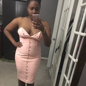 NEVER WORN- Pink House of CB dress.