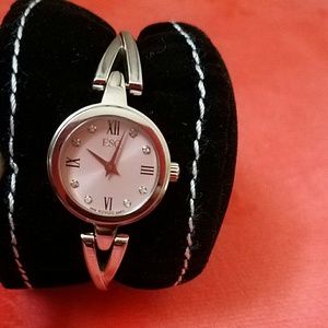 Authentic Movado ESQ silver watch