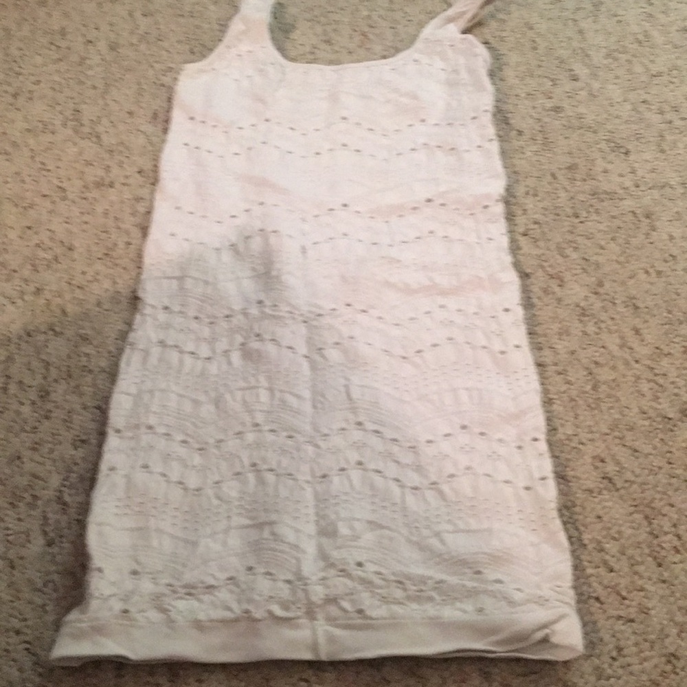 Bebe white party dress