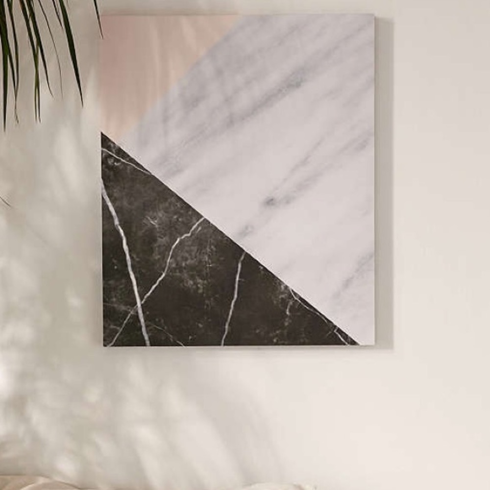 Urban outfitters Marble Collage Canvas Wall Art