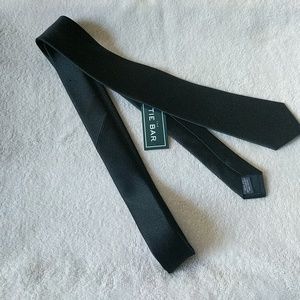 Solid Satin Black Tie from The Tie Bar