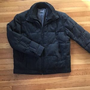 Kenneth Cole charcoal down jacket - SO warm