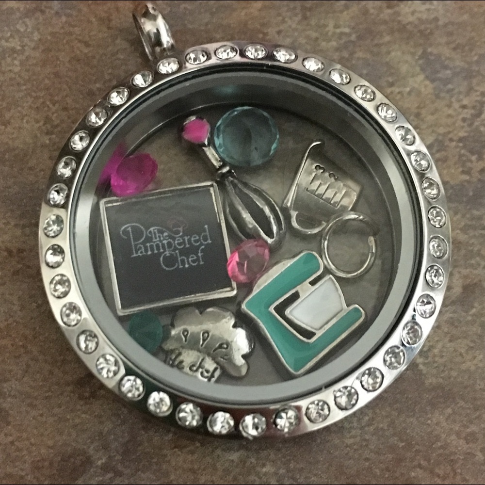 Floating Locket Personalized by YOU! Charms Incl.