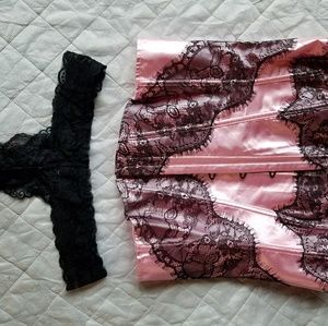 Beautifyl and sexy corset set