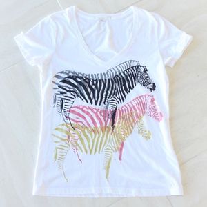 Forever 21 Zebra Shirt