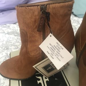 Frye Parker Short Calf Hair bootie