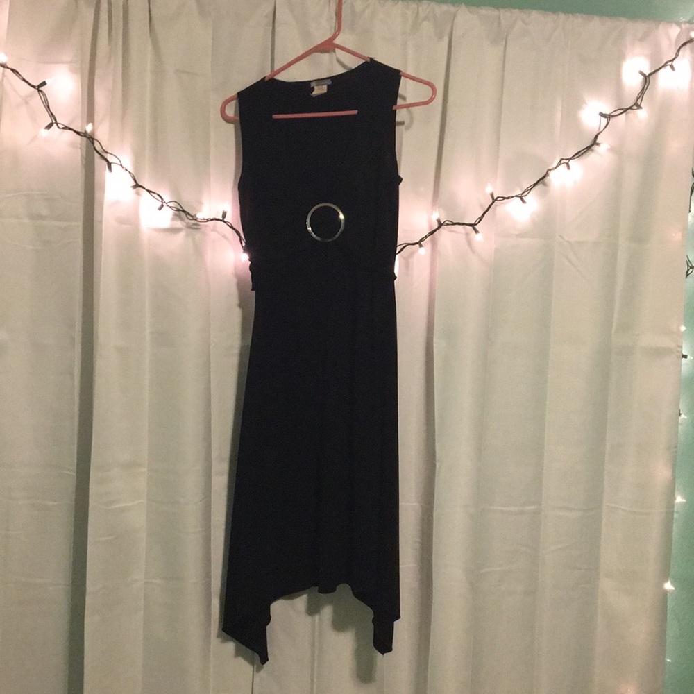 Small Black polyester dress