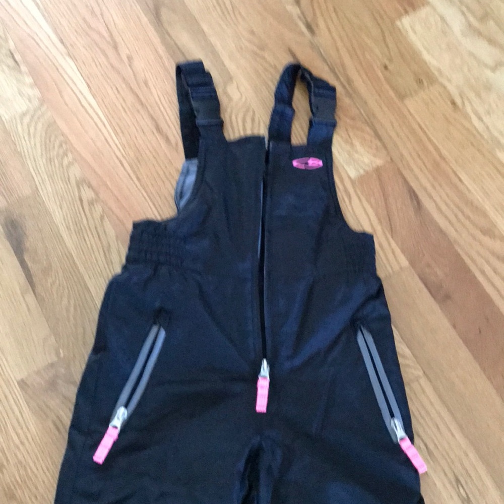 Black snow suit