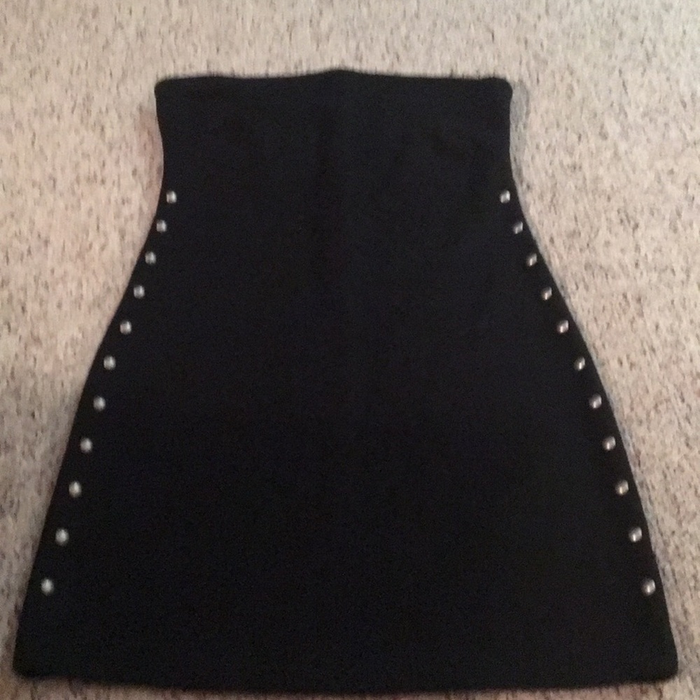 Guess strapless black party dress