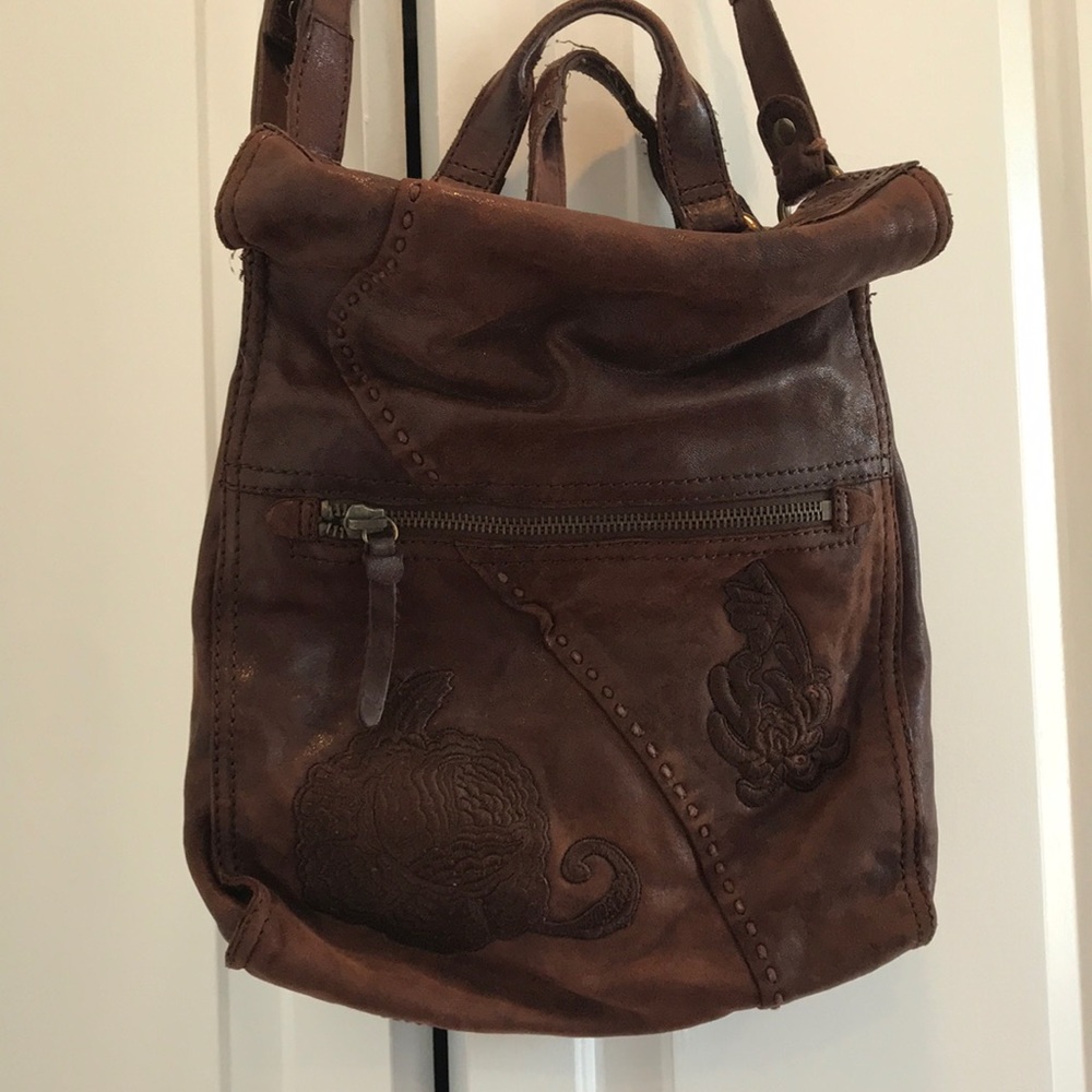 Lucky Brand Leather cross-body bag